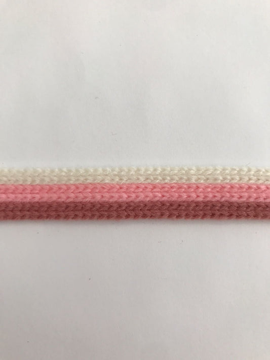 Striped knitting ribbon 15 mm