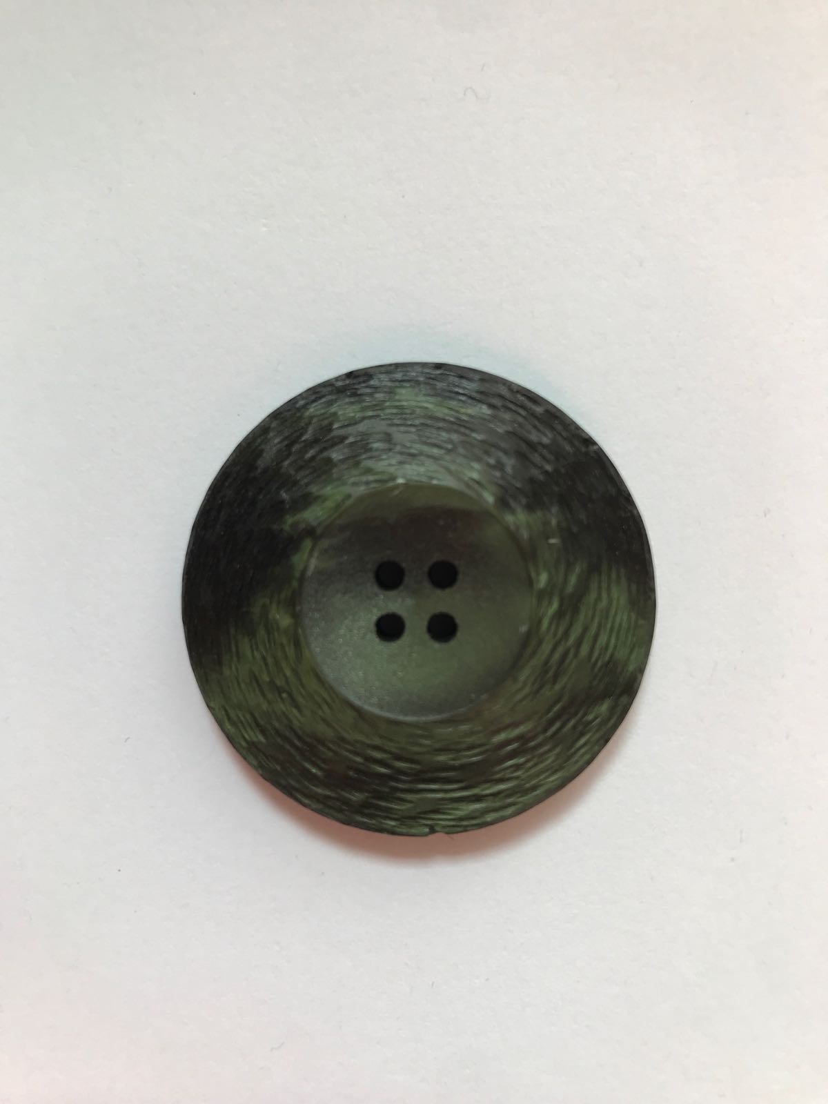 Vintage plastic button 38 mm