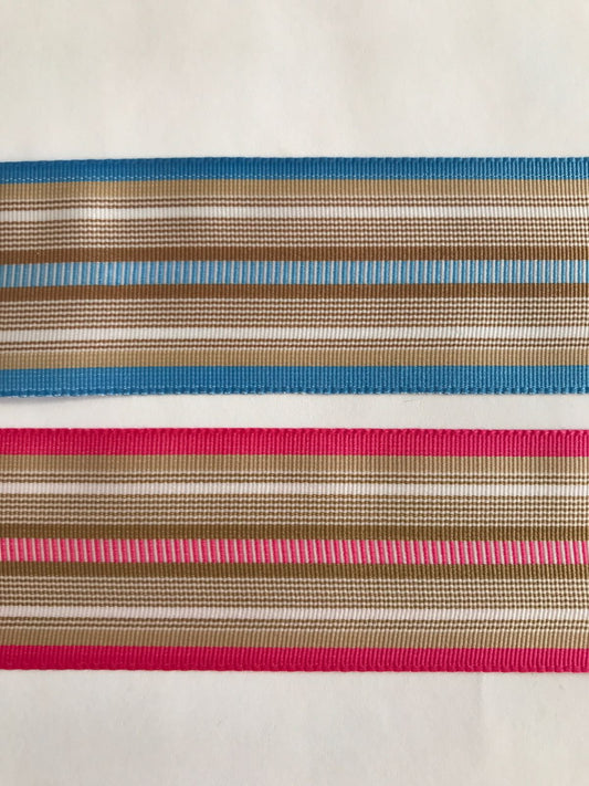 Striped ribbon 40 mm