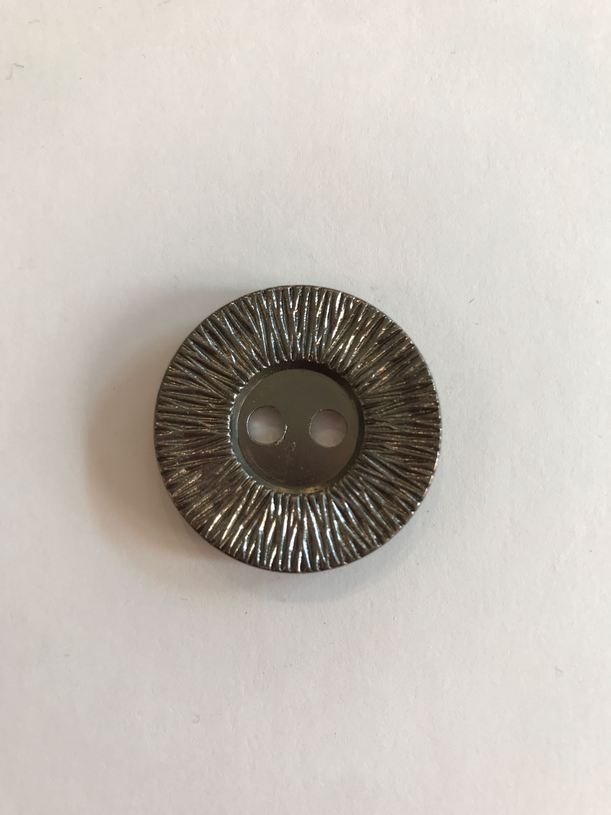 Silver button 30 mm