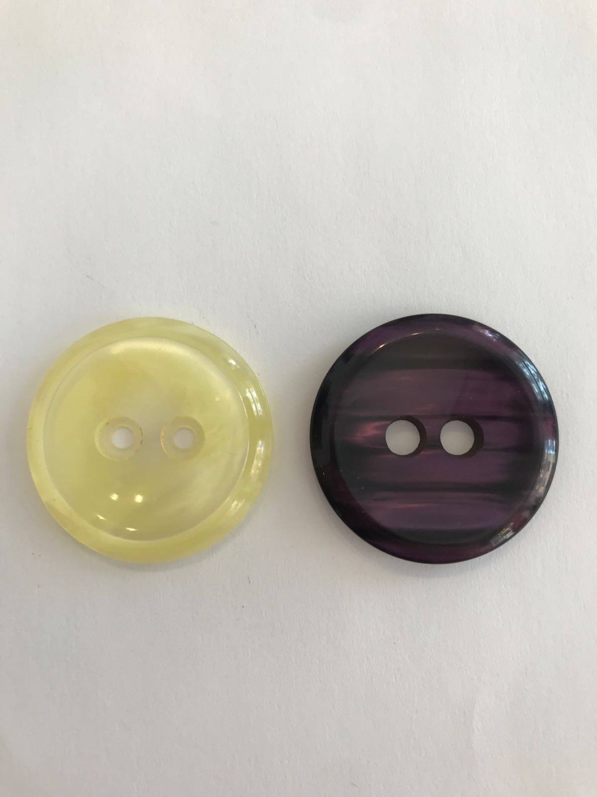 Vintage plastic button 34 mm