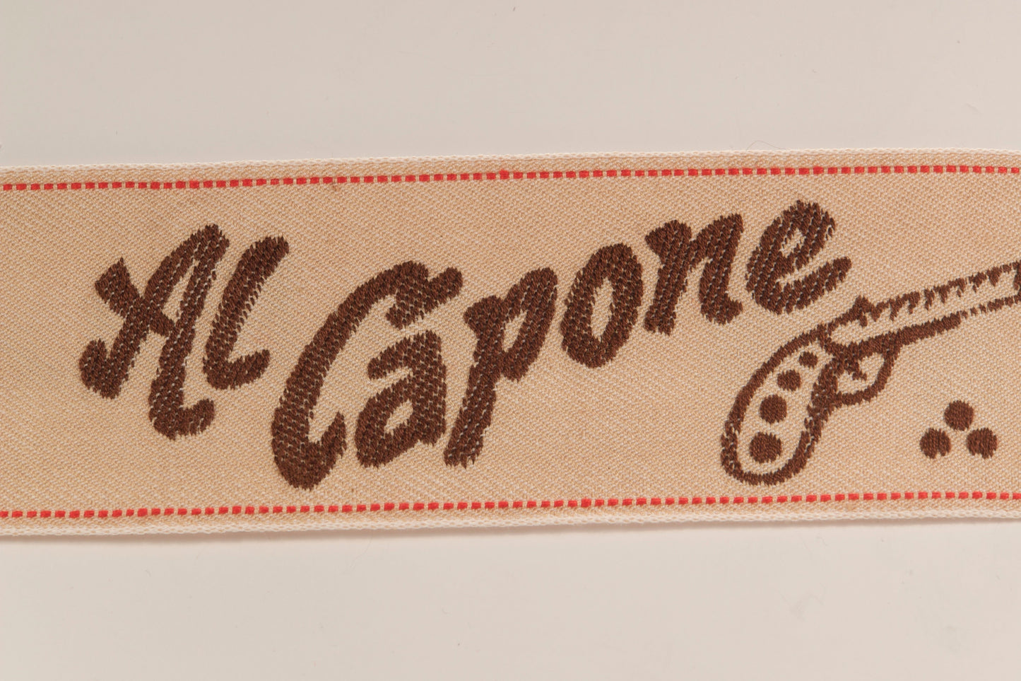 Ribbon w/ text "Al Capone" 52 mm