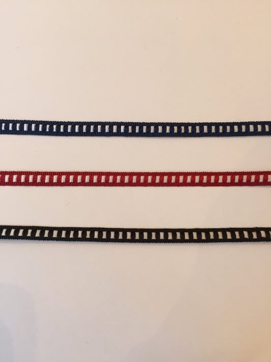 Striped ribbon 5 mm