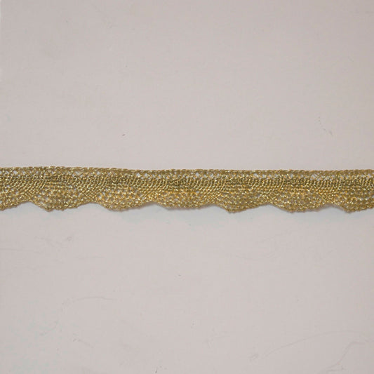 Guld kniplingsblonde 15 mm