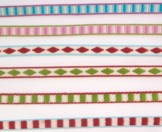 Ribbon w/ misc. patterns 10 mm