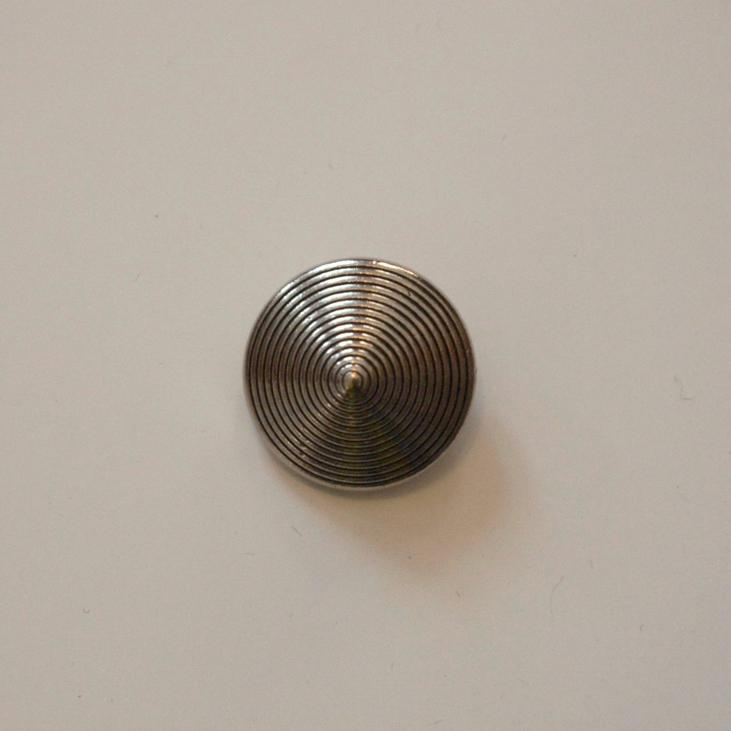 Silver button 15 mm