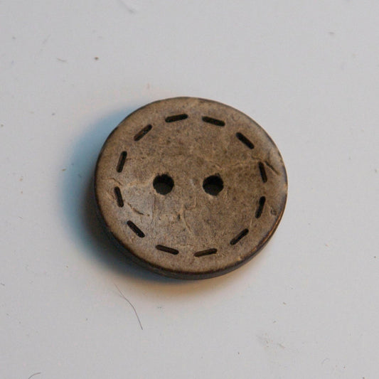 Coconut button 20 mm