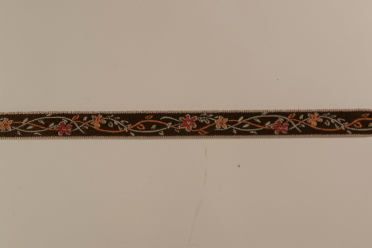 Ribbon w/ flowers 10 mm
