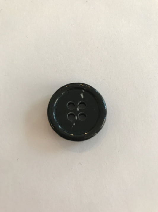 Mottled plastic button 23 mm