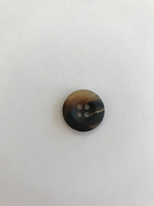 Mottled plastic button 18 mm