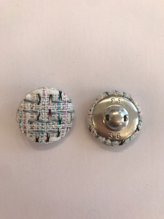 Fabric-covered button 15-24 mm