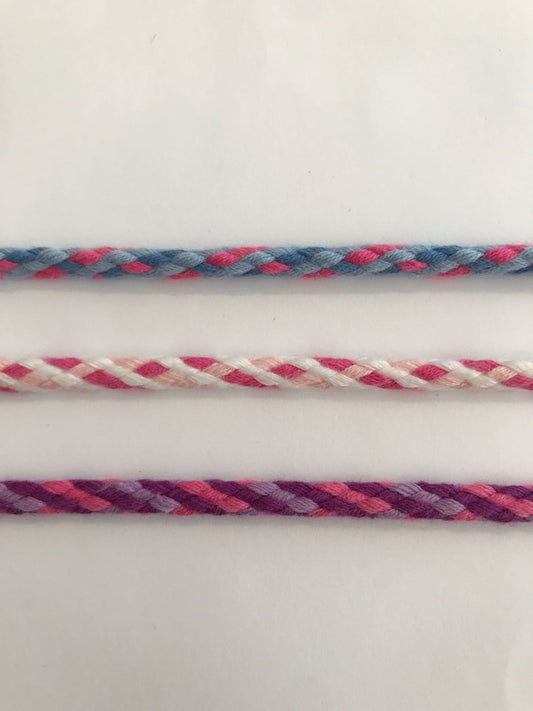 Multicolored anorak cord 6 mm