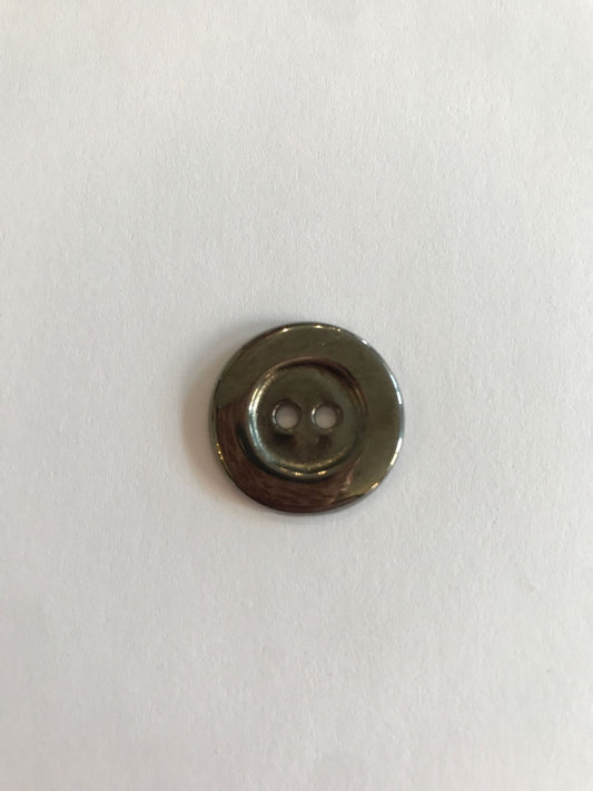 Silver button 20 mm