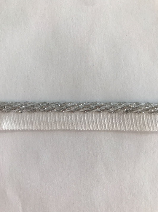 Tittebånd m. sølv 12 mm