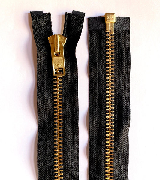 YKK metal zipper divisible 63 cm