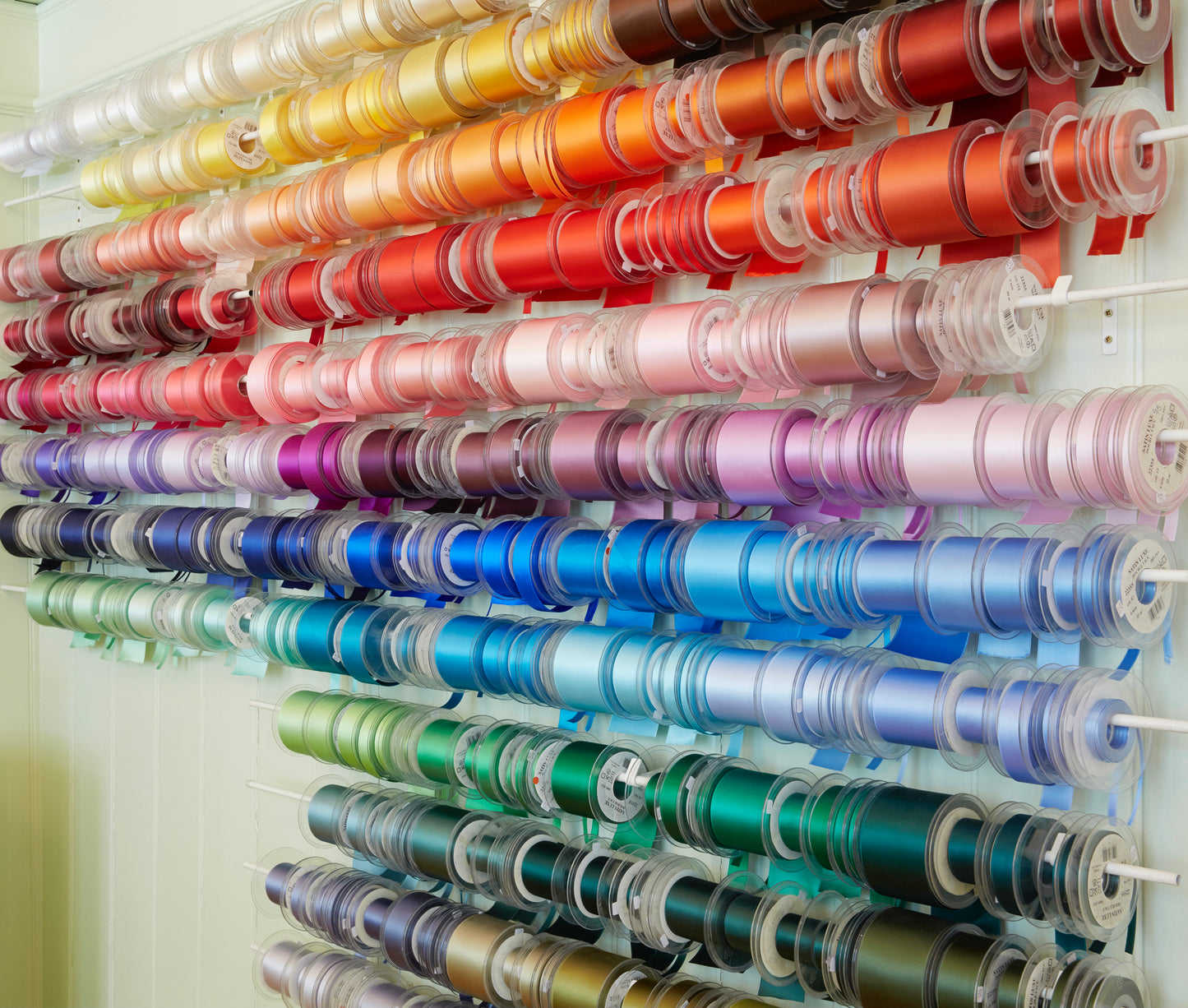 Satin ribbon 100 mm - 5 colours