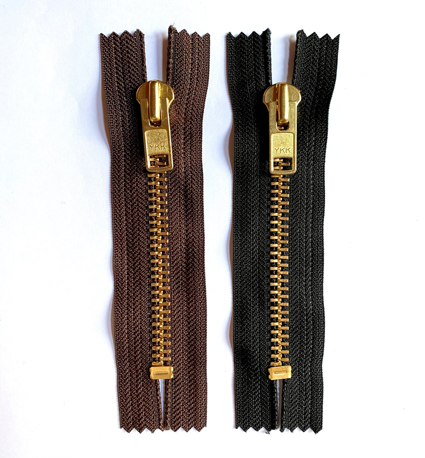 YKK non-separable metal zipper 13 cm