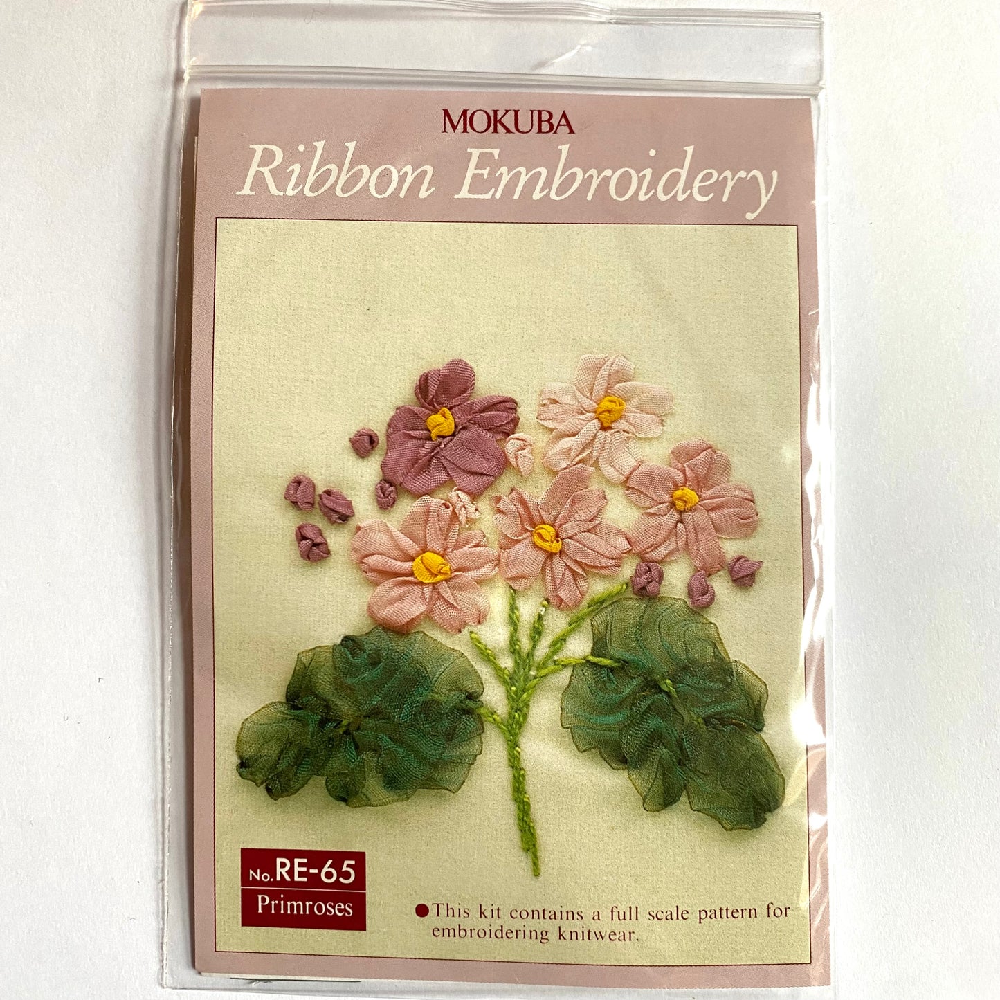 Mokuba Embroidery Kit (Flowers)