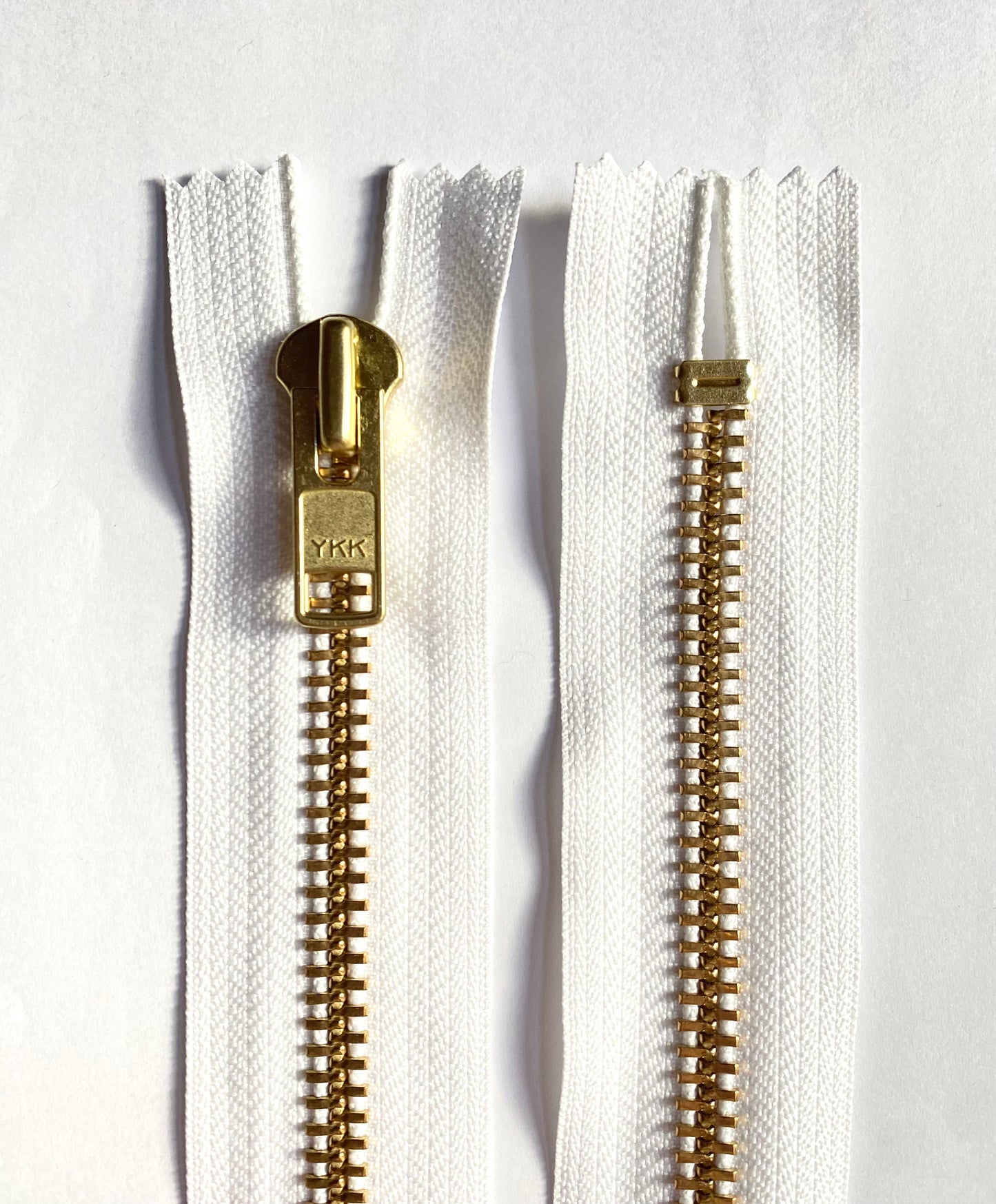 YKK non-separable metal zipper 45 cm
