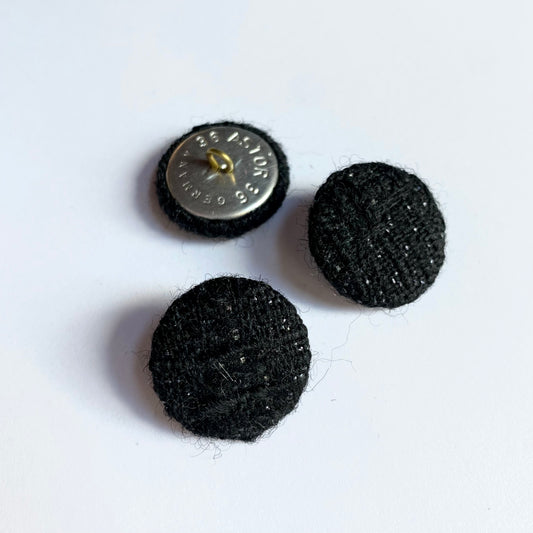 Fabric covered button 24 mm