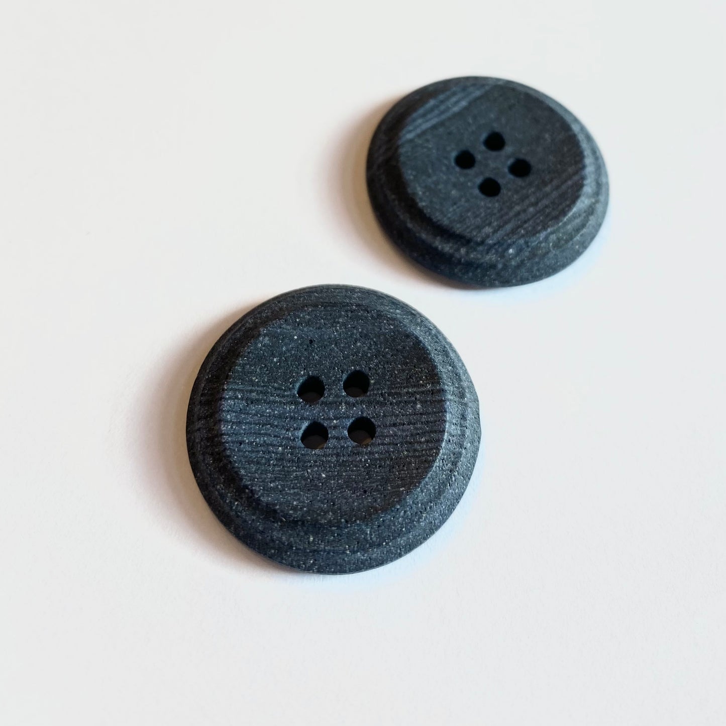 Matte plastic button 25 mm