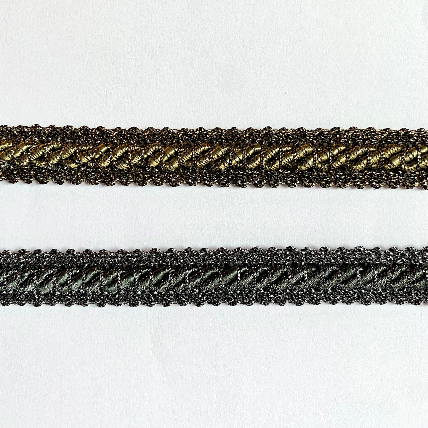 Metallic bånd m. snor 14 mm