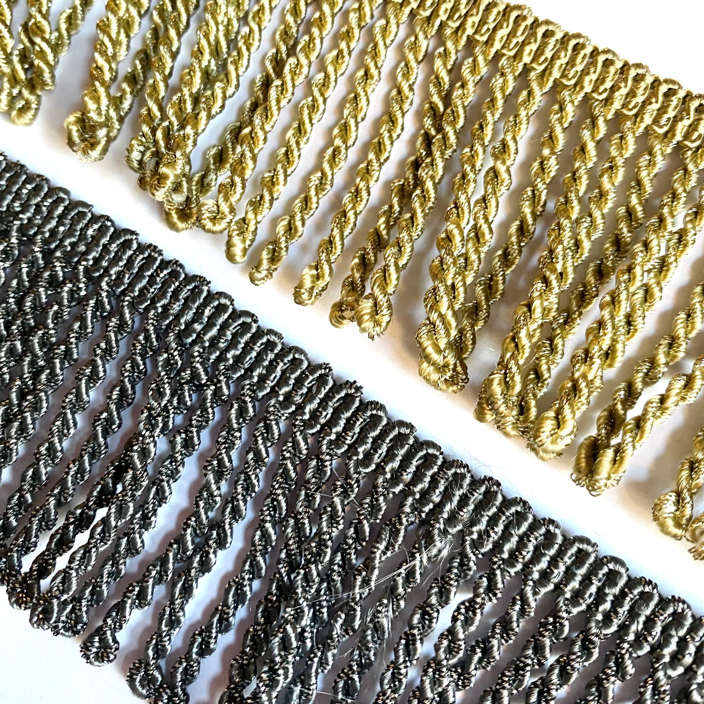 Metallic fringe 40 mm