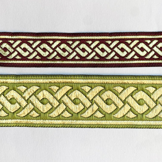 Jacquard woven ribbon 22-35 mm