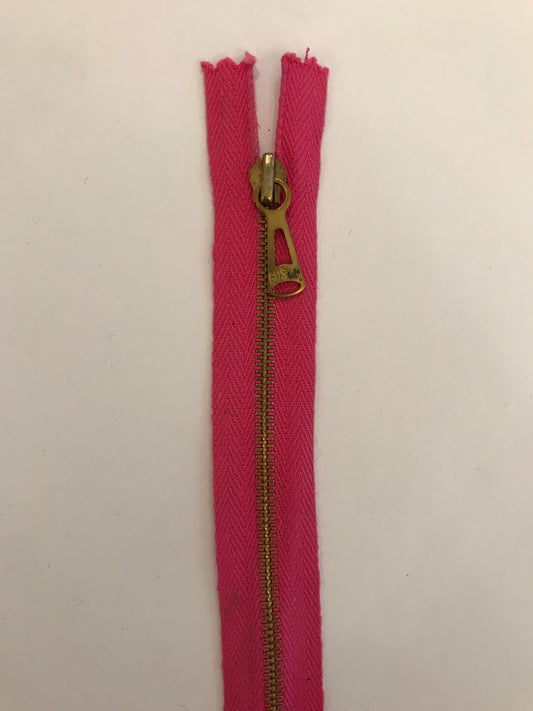 Metal zipper non-divisible 32 cm