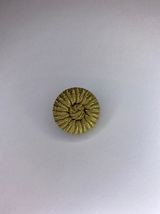 Gold posset button 22 mm