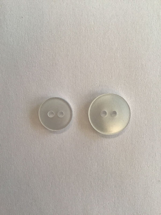 Plastic shirt button 11-14 mm