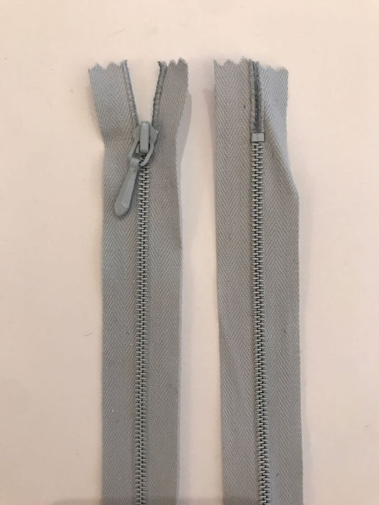 Metal zipper non-separable 54 cm